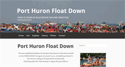Desktop Screenshot of porthuronfloatdown.com